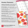 image Vintage Blooms 2 Year 2025 Pocket Planner Seventh Alternate Image