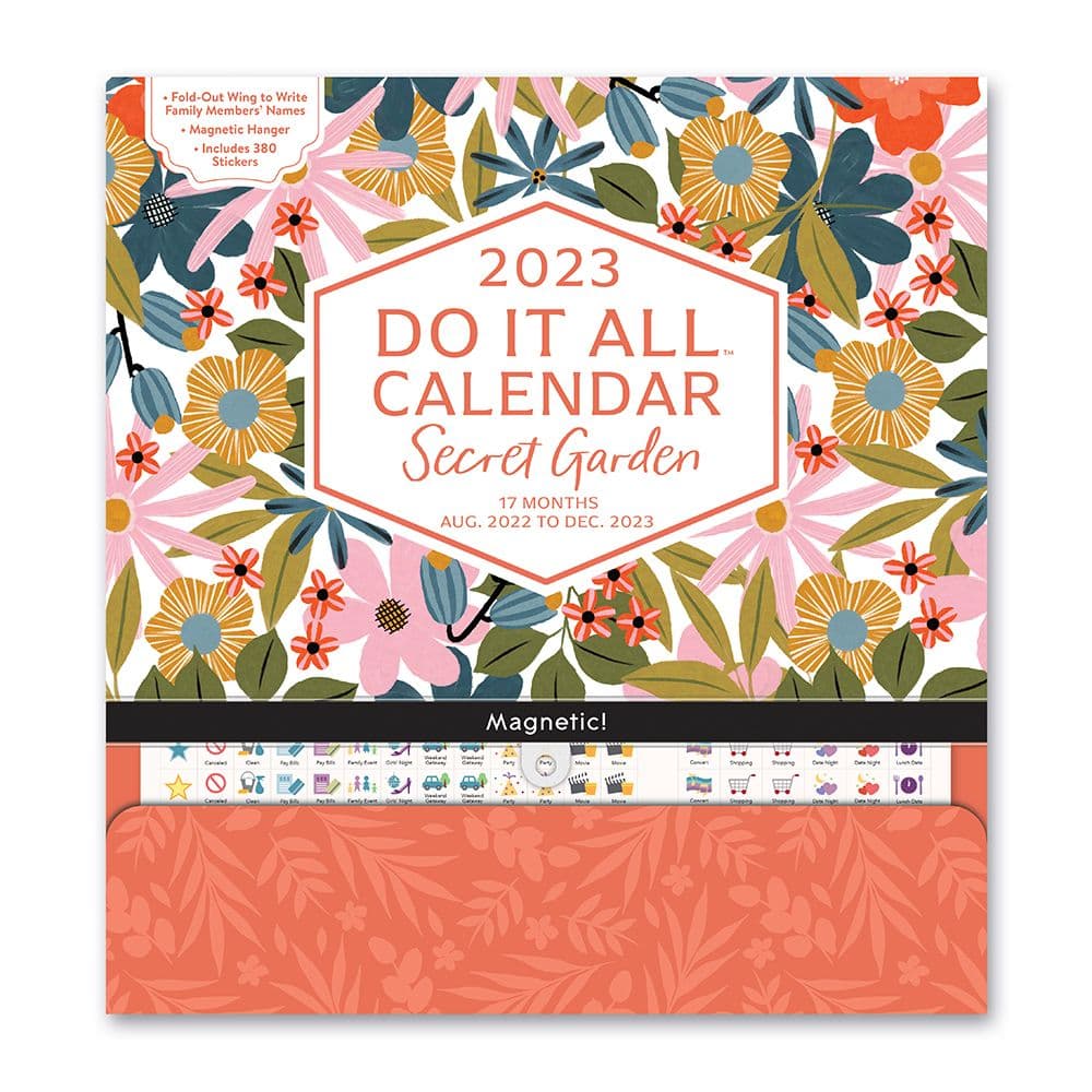 Secret Garden Do It All 2023 Wall Calendar - Calendars.com