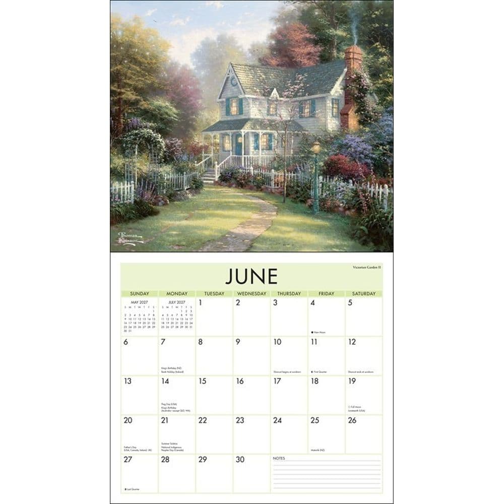 Thomas Kinkade Studios 2027 Wall Calendar Third Alternate Image