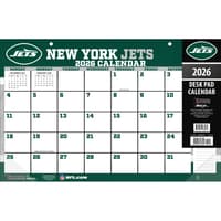 image NFL New York Jets Small 2026 Desk Pad Main Product Image