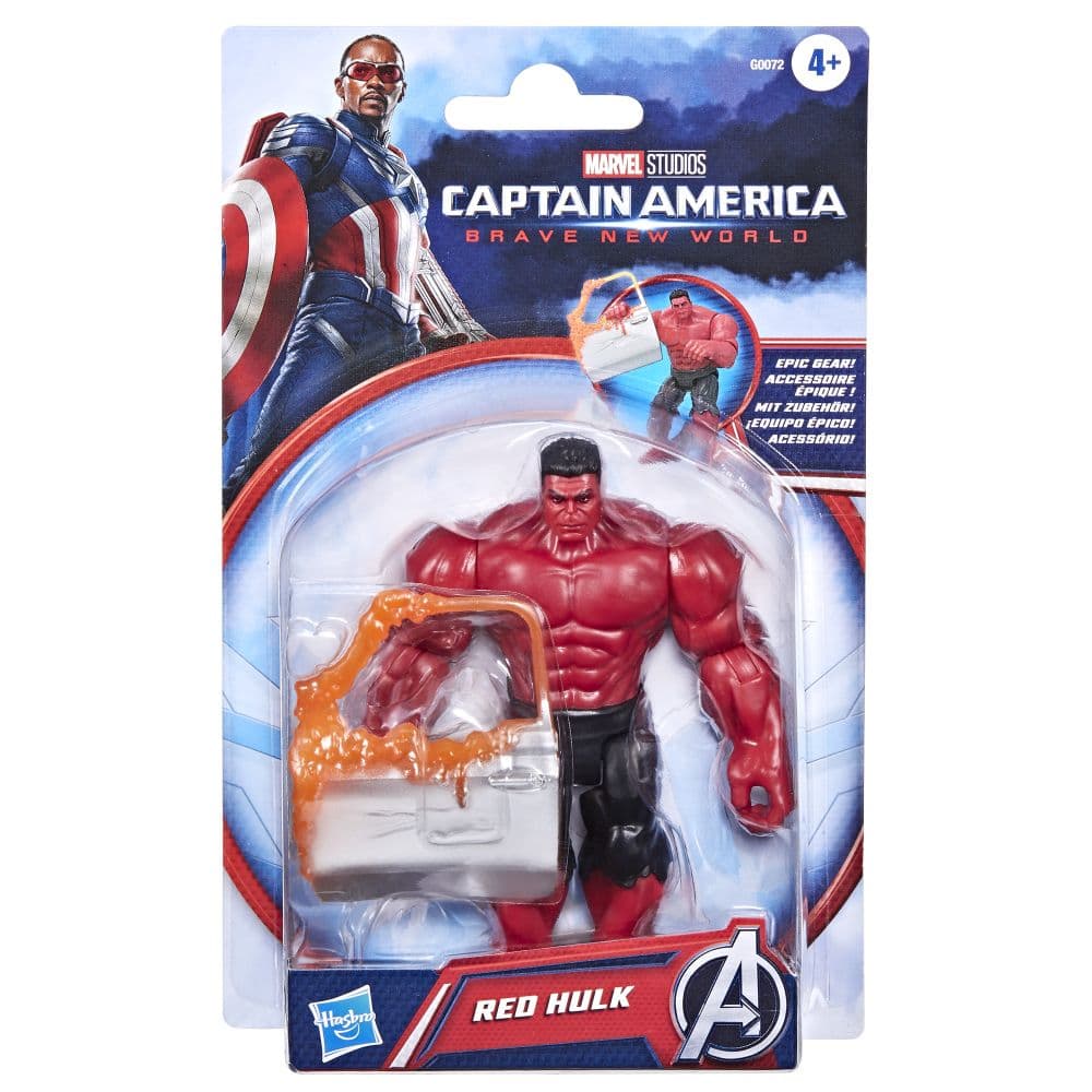 Captain America Brave New World Deluxe Red Hulk First Alternate Image