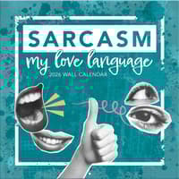 image Sarcasm My Love Language 2026 Wall Calendar_Main Image