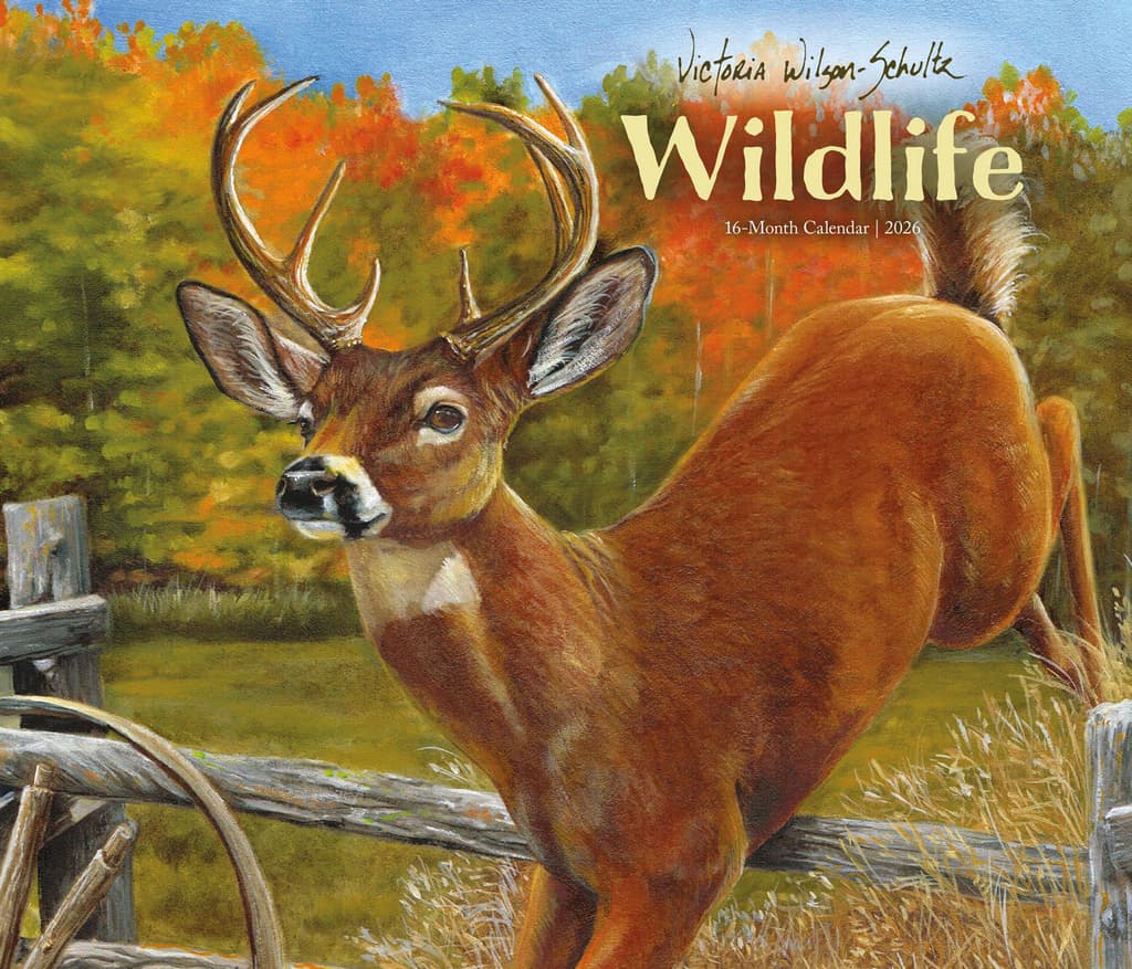 Wildlife 2026 Deluxe Wall Calendar by Victoria Schultz Main Product Image