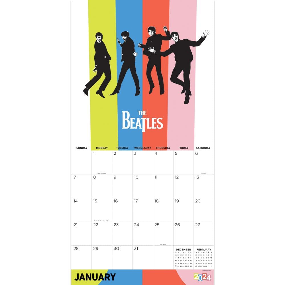 Beatles 2024 Wall Calendar