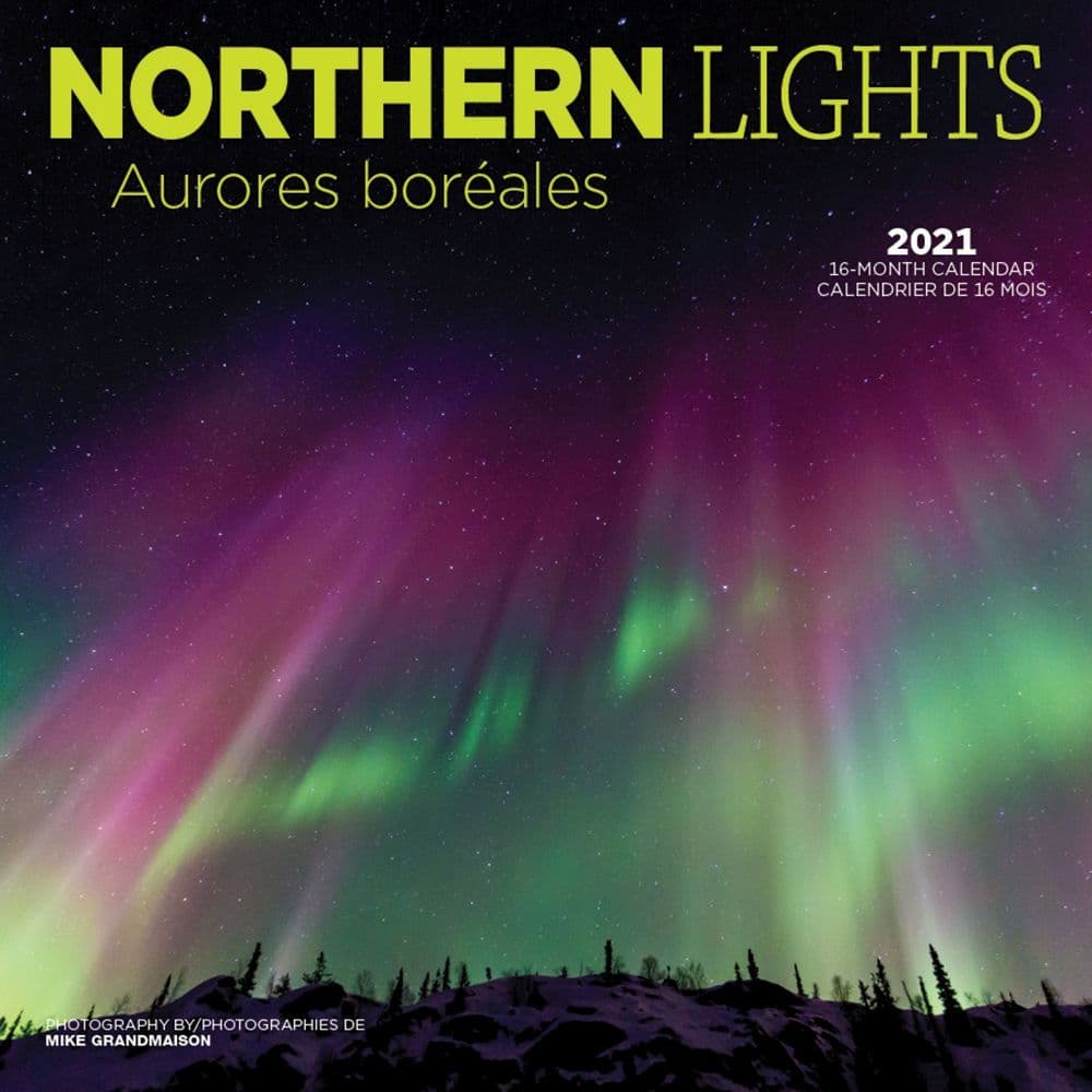 Northern Lights Wall Calendar