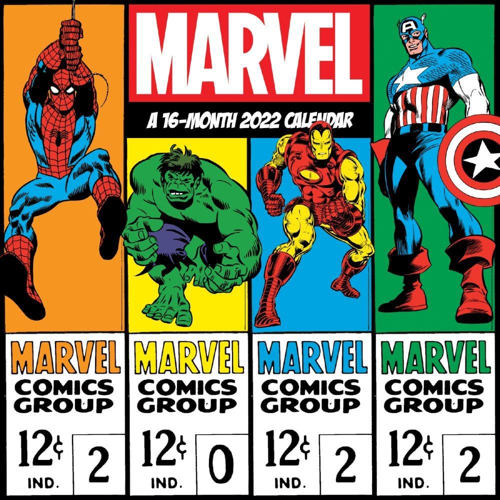 Marvel Comics 2022 Mini Wall Calendar