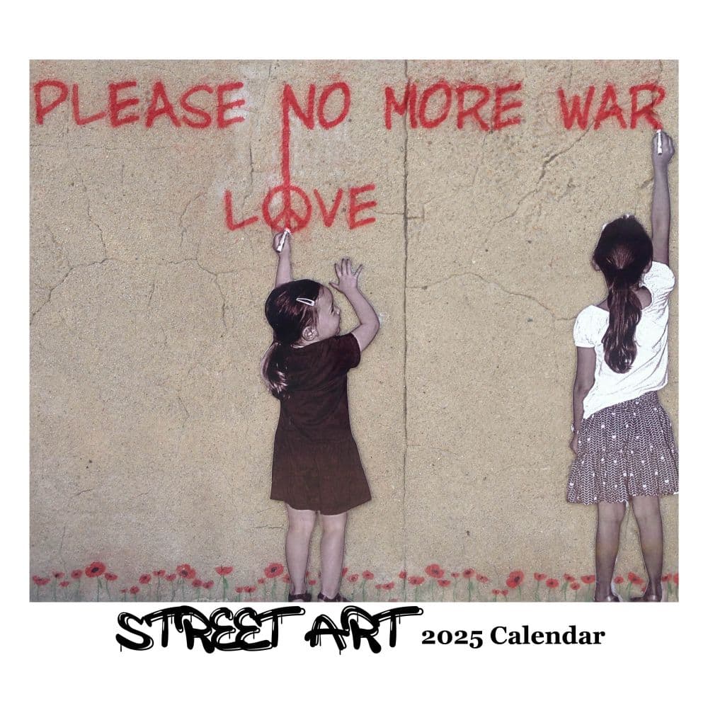 Street Art Square 2025 Wall Calendar Main Image