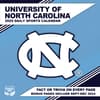 image COL UNC Tar Heels 2025 Desk Calendar Main Image