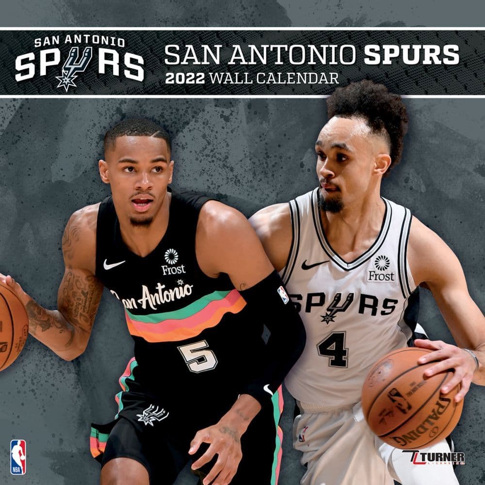 NBA San Antonio Spurs 2022 Wall Calendar - Calendars.com