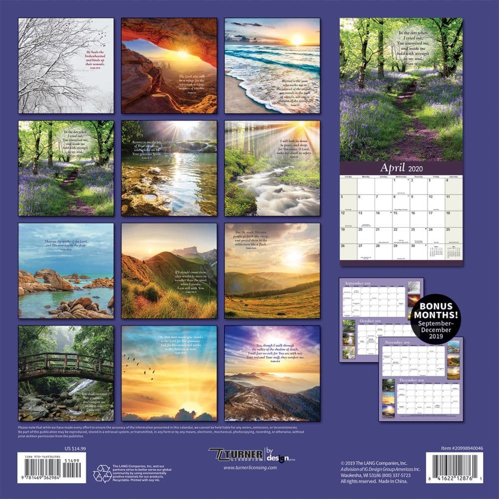 Psalms Wall Calendar