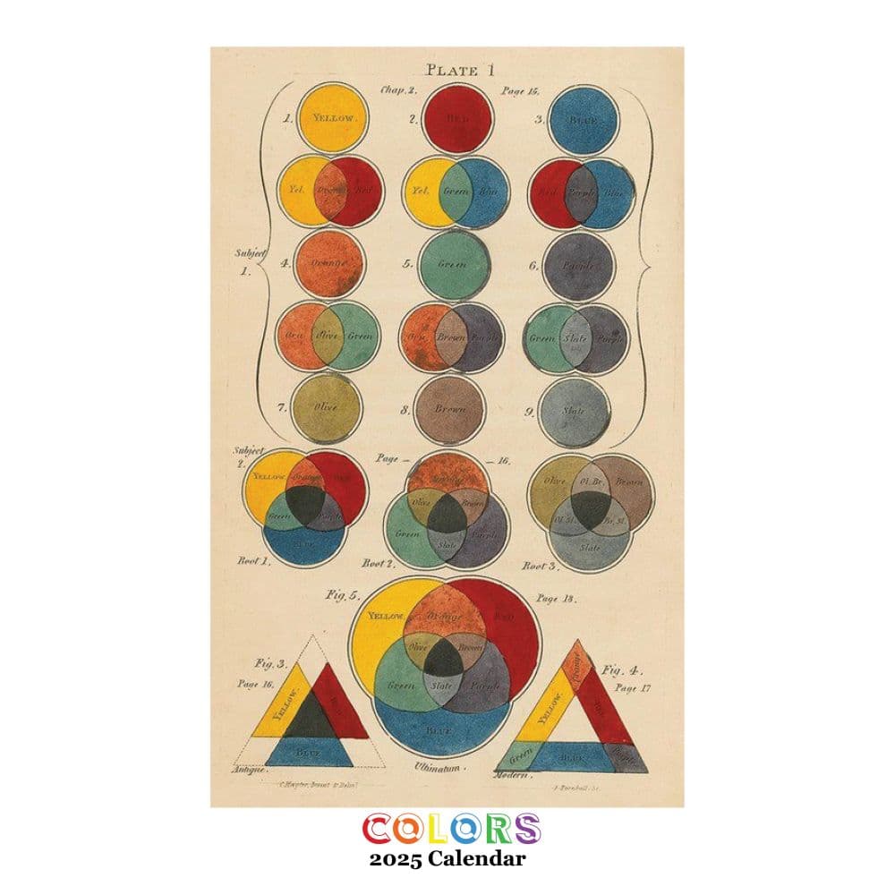 Colors Poster 2025 Wall Calendar Main Image