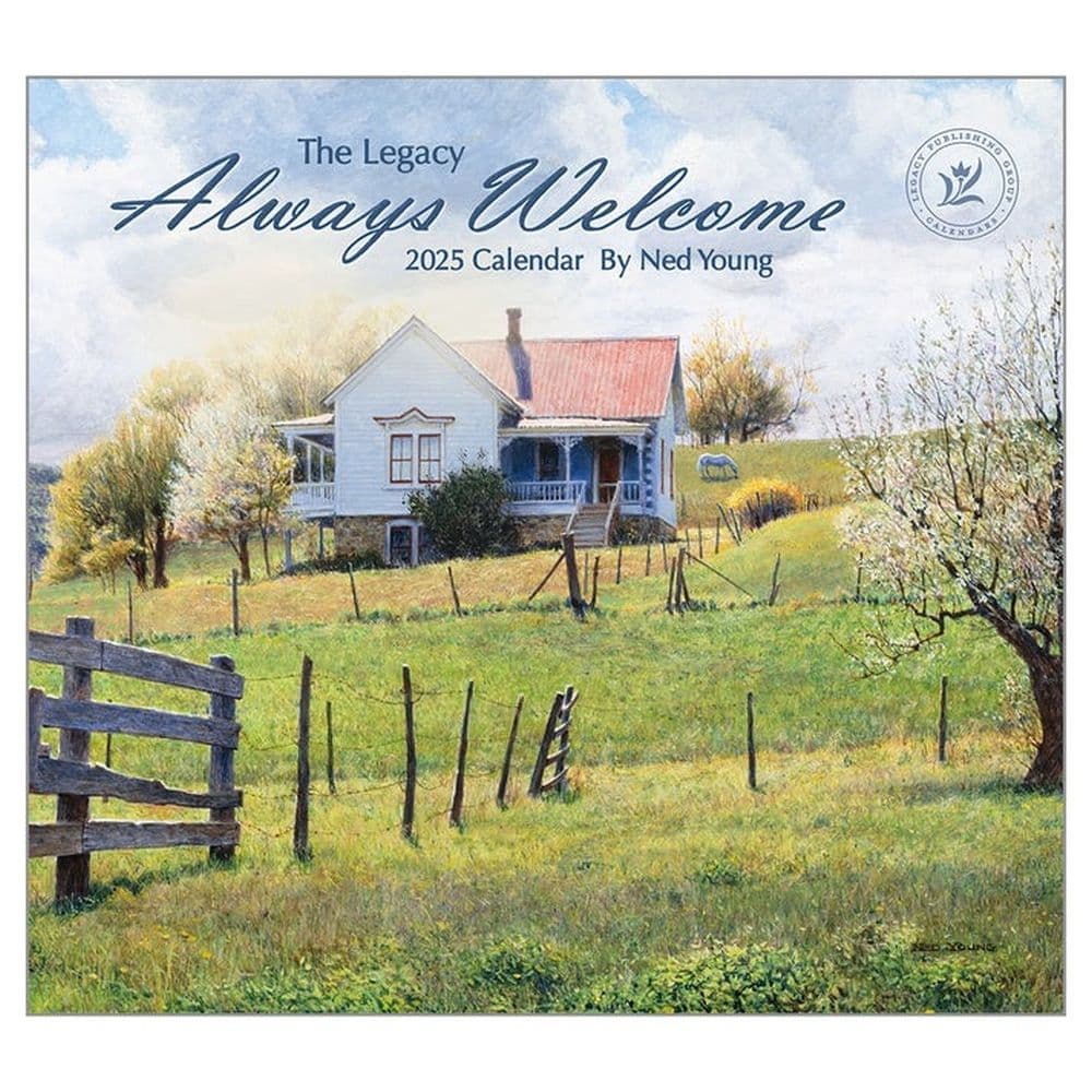 Always Welcome by Ned Young 2025 Wall Calendar - Calendars.com