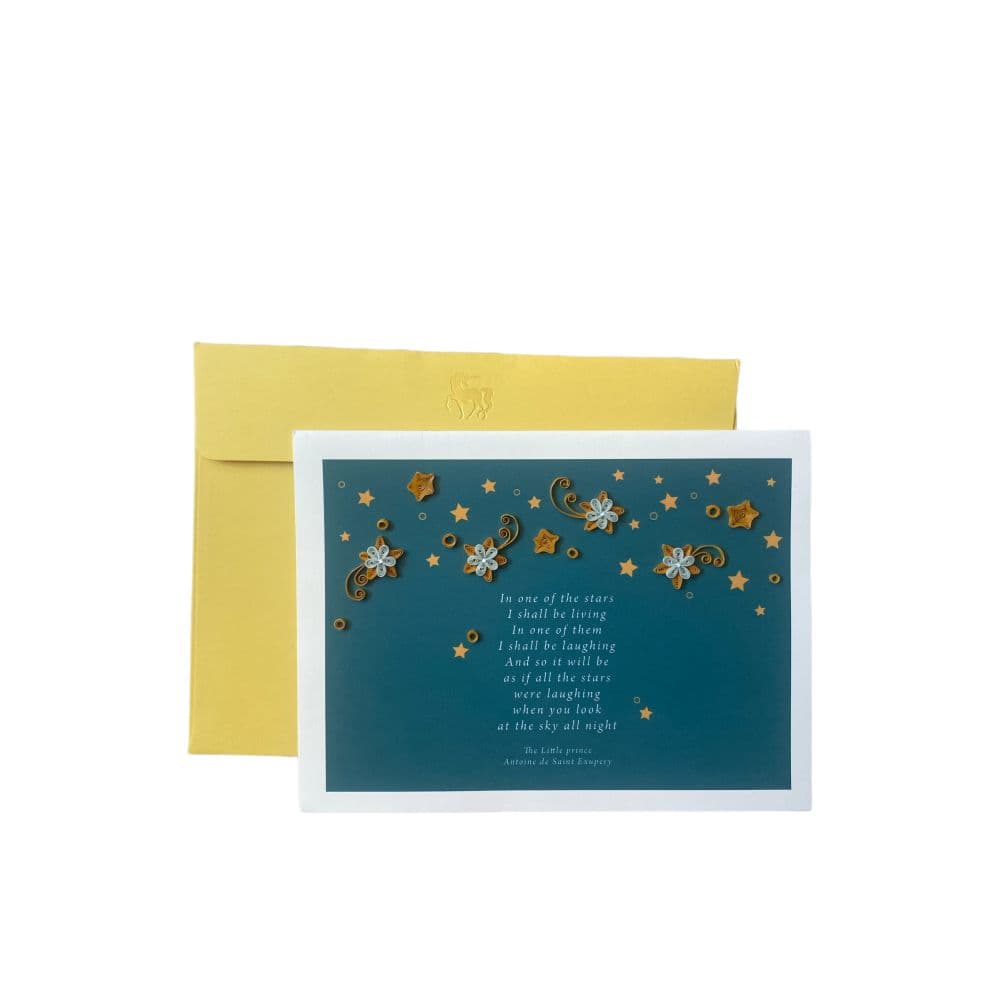 Little Prince Quilling Sympathy Card First Alternate Image width="1000" height="1000"