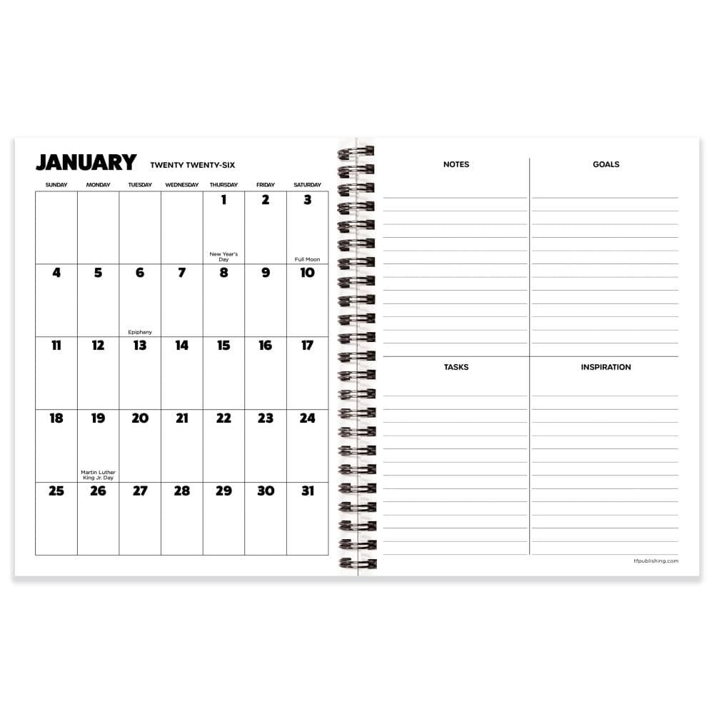 Beatles 6.5x8 2026 Planner Second Alternate Image