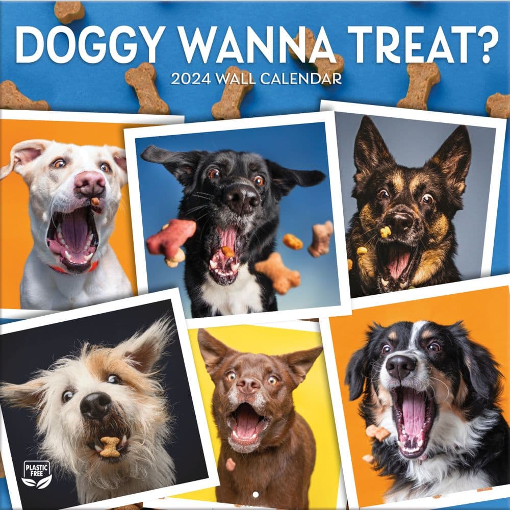 Doggy Want A Treat 2024 Wall Calendar