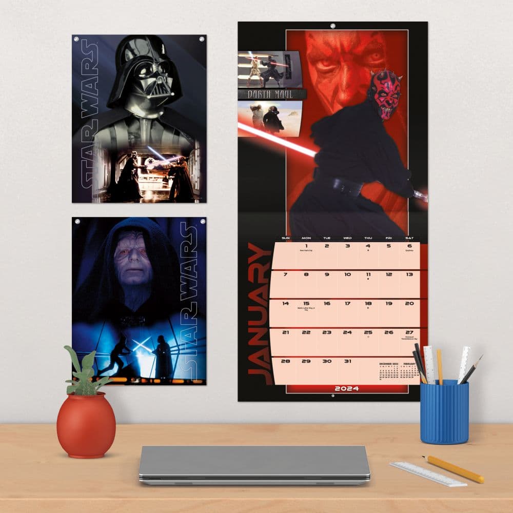 Star Wars Collectors Edition 2024 Wall Calendar Alternate Image 4