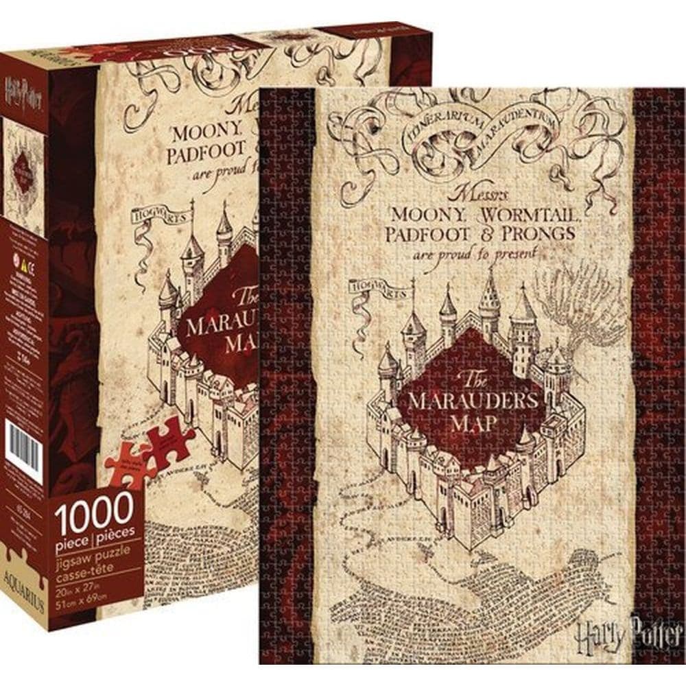 HP Marauders Map 1000pc Puzzle Main Image