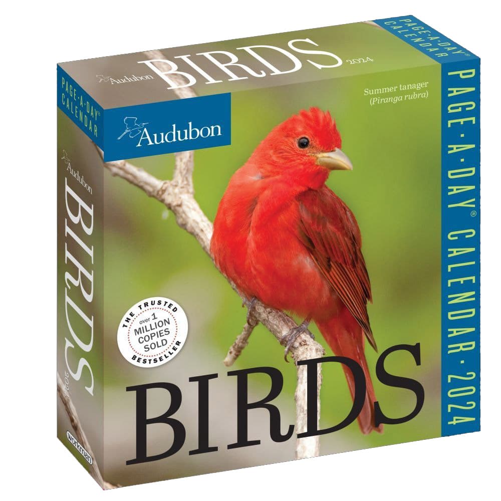 Audubon Birds 2024 Desk Calendar Main Product Image width=&quot;1000&quot; height=&quot;1000&quot;