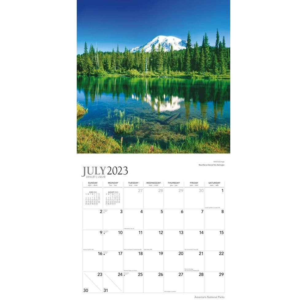 Americas National Parks 2024 Wall Calendar Alternate Image 2