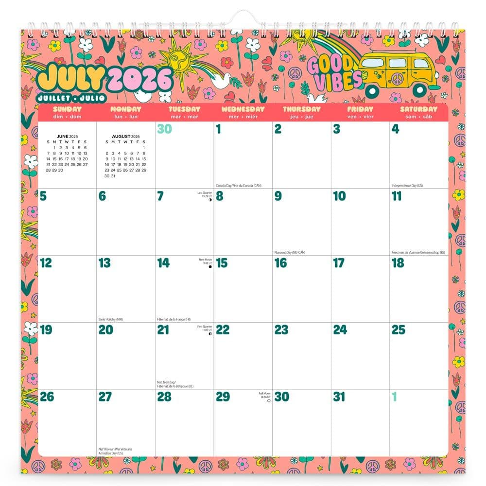 Good Vibes 2027 Wall Calendar First Alternate Image