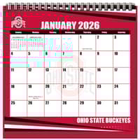 image Ohio State Buckeyes 2026 Easel Desk Calendar Main Product Image