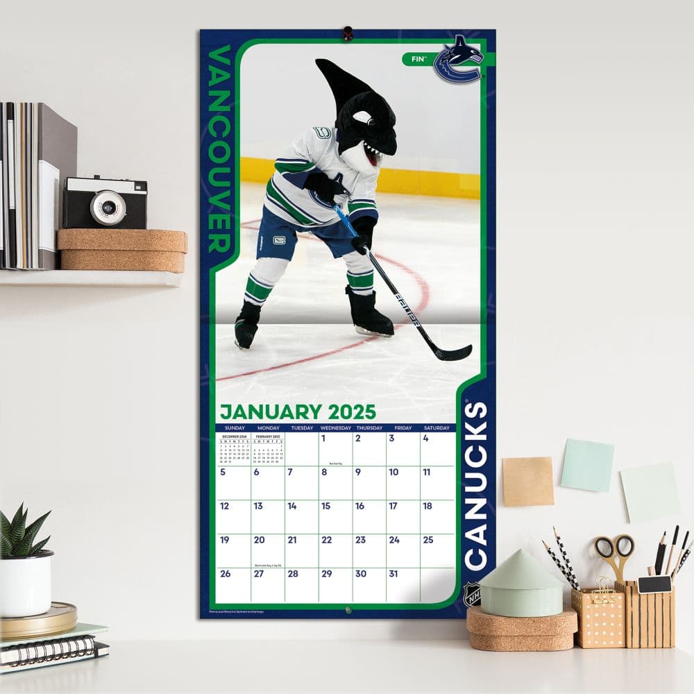 NHL Mascots 2025 Wall Calendar Fourth Alternate Image width=&quot;1000&quot; height=&quot;1000&quot;