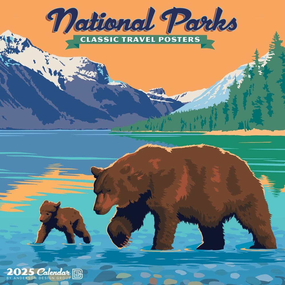 National Parks ADG 2025 Wall Calendar