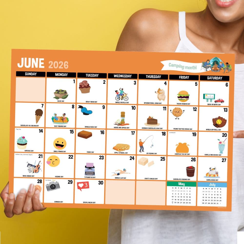 Every Days A Holiday 2026 Desk Pad Fifth Alternate Image