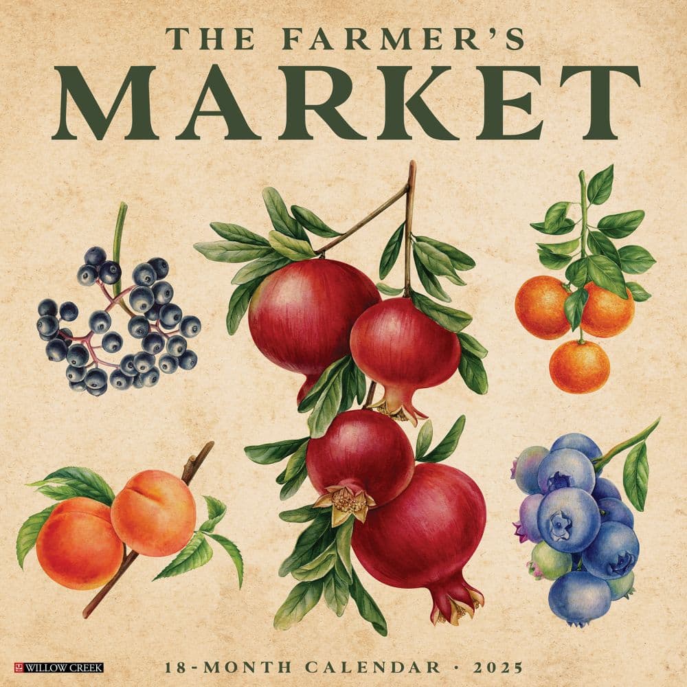 Farmers Market 2025 Wall Calendar Main Product Image width=&quot;1000&quot; height=&quot;1000&quot;