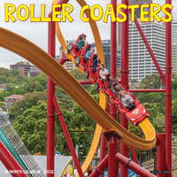 image Roller Coasters 2026 Wall Calendar Main Image