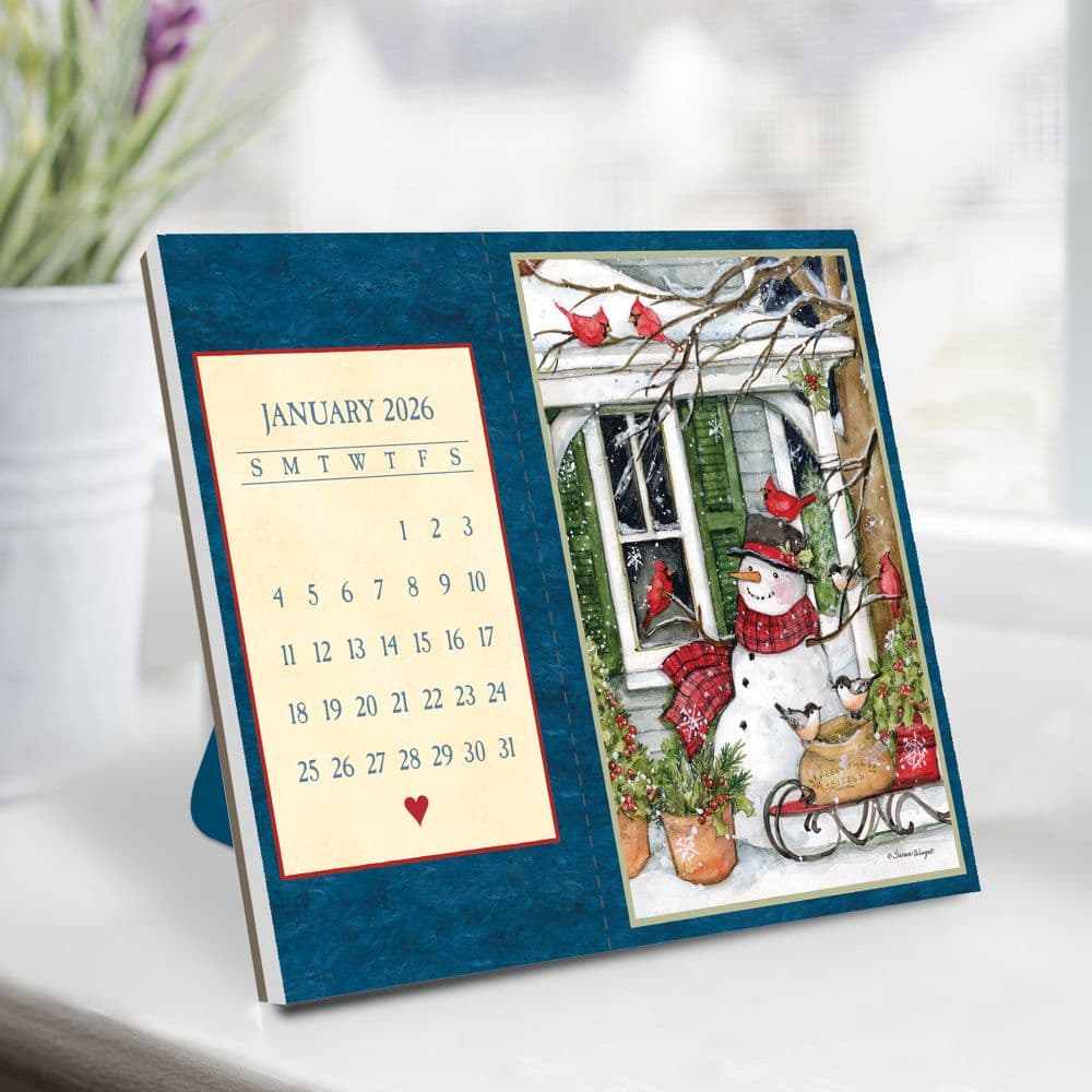 Heart and Home Postcard 2026 Desk Calendar by Susan Winget Fourth Alternate Image