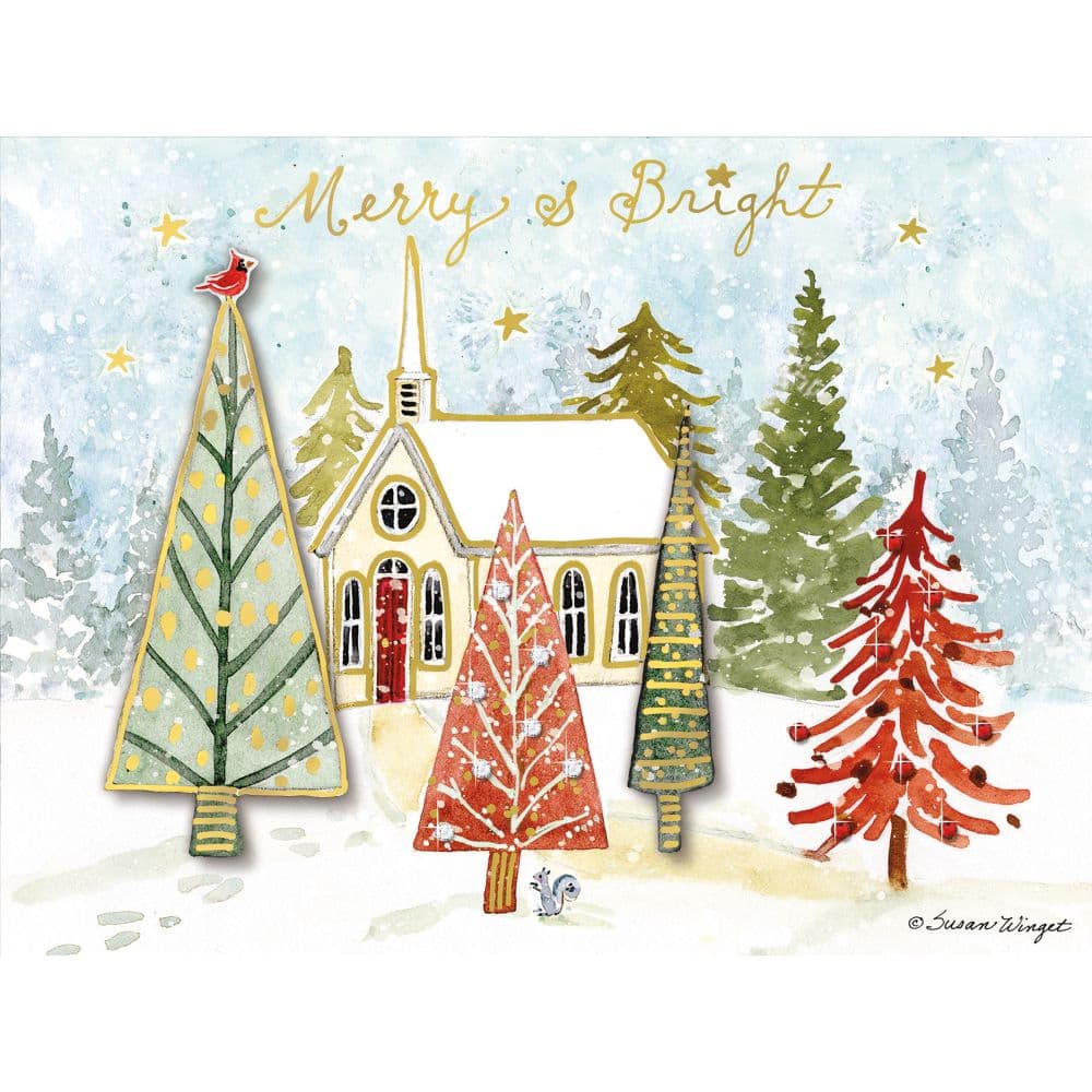 Merry and Bright Luxe Christmas Cards_Main Image