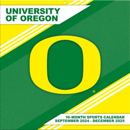 University of Oregon Duck 2025 Wall Calendar