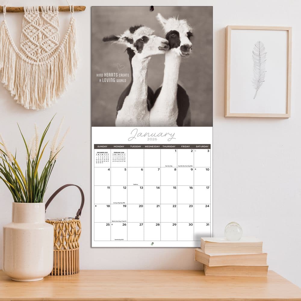 Rachael Hale Loveable Animals 2026 Wall Calendar Fifth Alternate Image