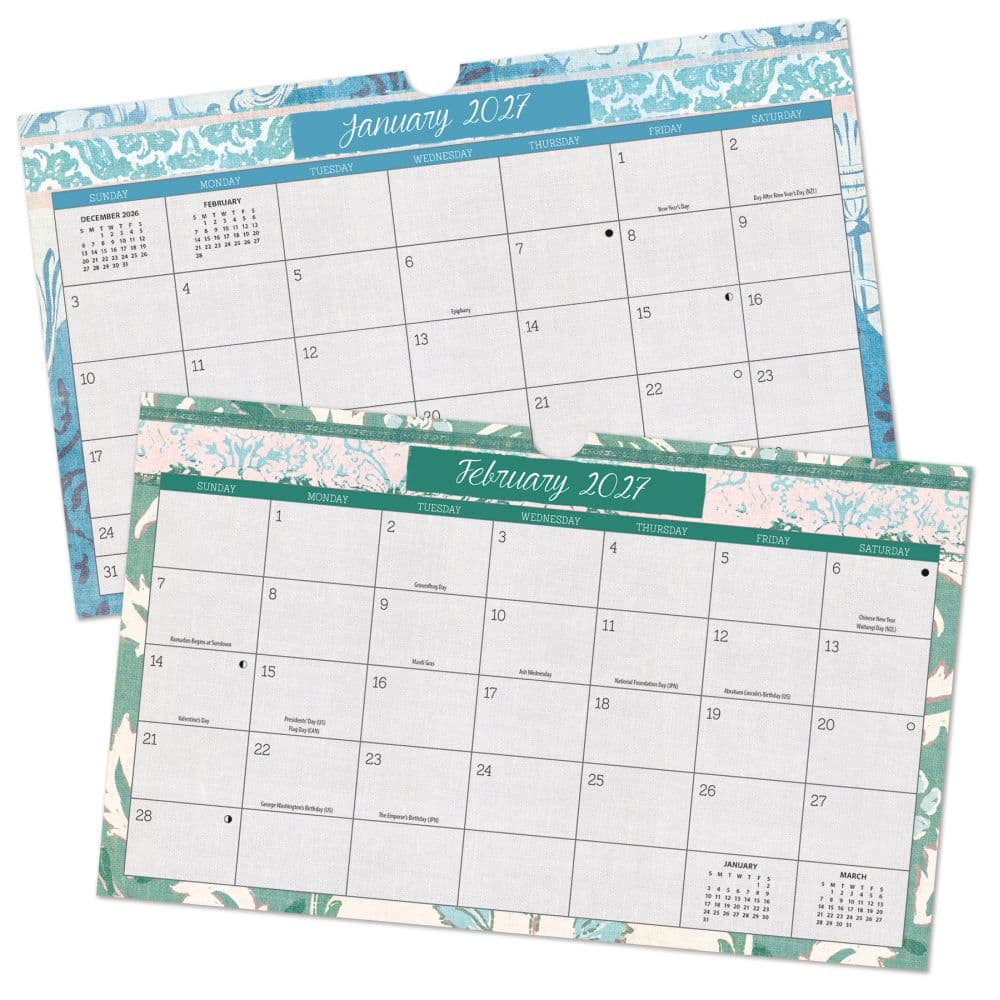 Patina Vie MemoMate 2027 Spiral Calendar Third Alternate Image