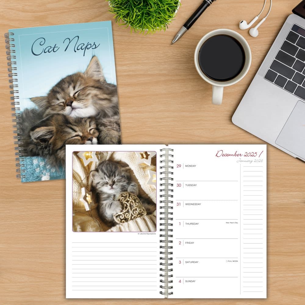 Cat Naps Classic 2026 Engagement Planner Fourth Alternate Image