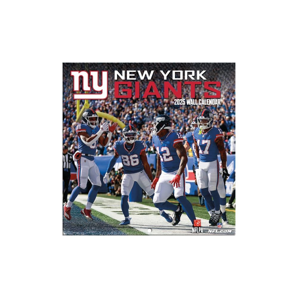 New York Giants 2025 Mini Wall Calendar