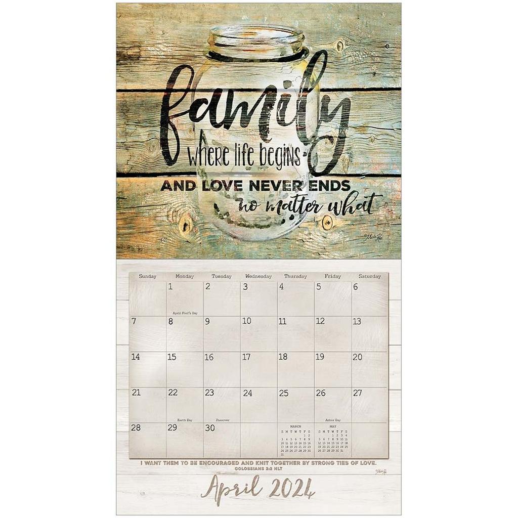 Faith and Family 2024 Wall Calendar Second Alternate Image width=&quot;1000&quot; height=&quot;1000&quot;