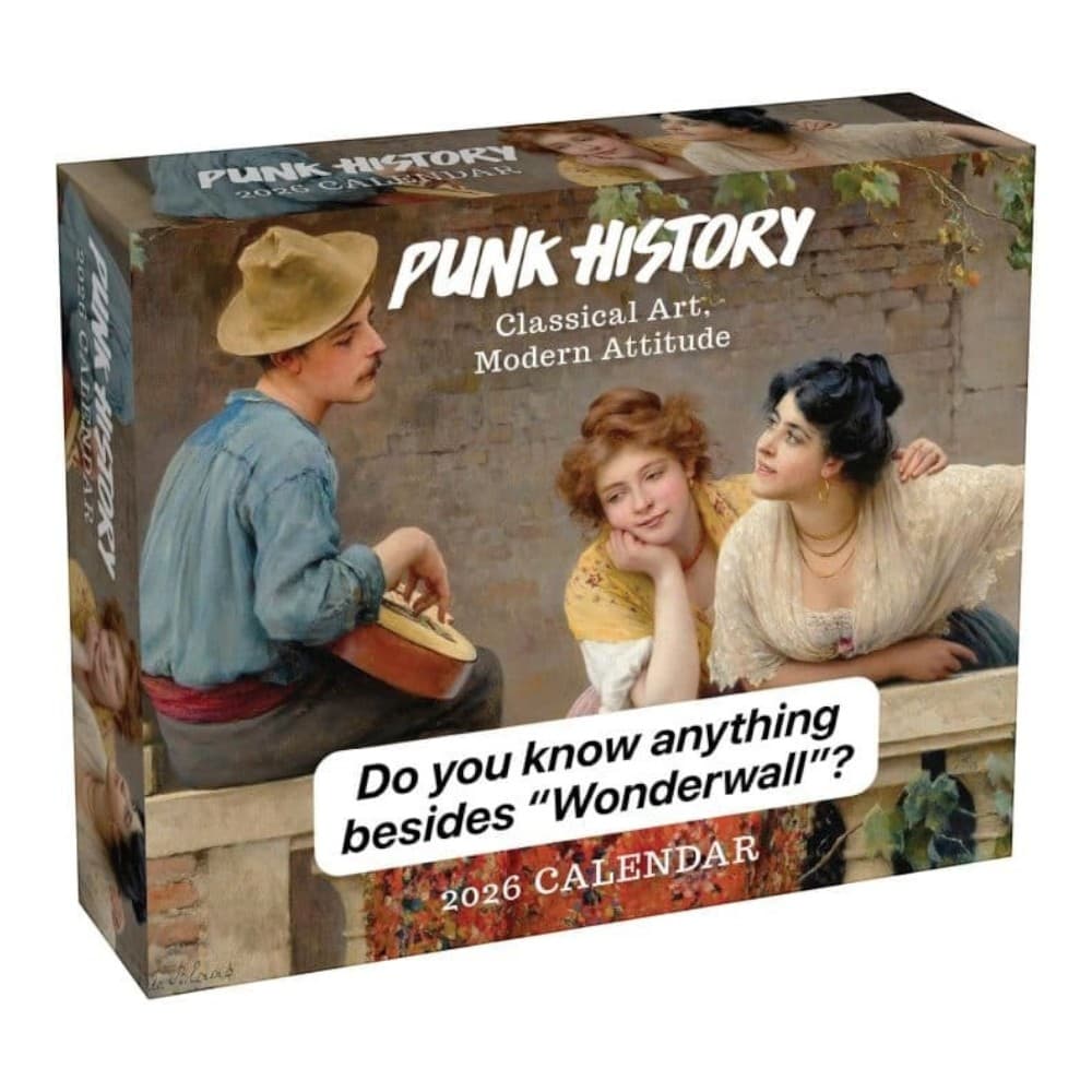 image Punk History 2026 Desk Calendar Main Product Image