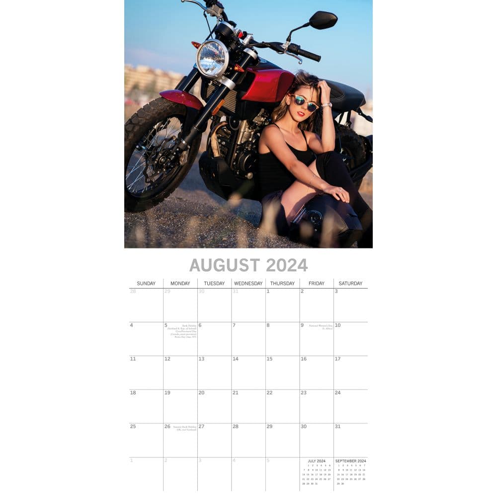 Biker Babes 2024 Wall Calendar - Calendars.com