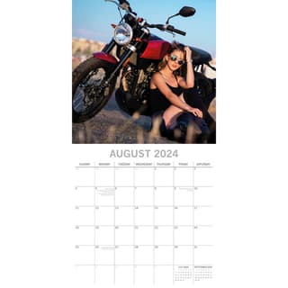 Sexy Girl Motorcycle Calendar 2024: Jan 2024 to Dec 2024, Bonus 3 Months  Last 2023, 15 Months, Thick & Sturdy Paper, Great Gift For Organizing 