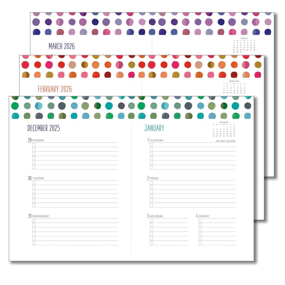 Fresh and Colorful Weekly Softcover 2026 Planner First Alternate Image