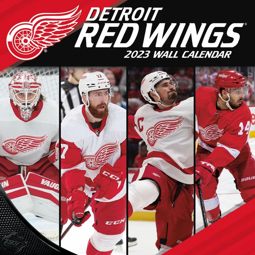 NHL Detroit Red Wings 2023 Wall Calendar by Turner Licensing