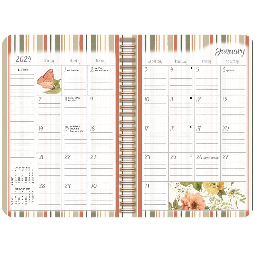 Watercolor Seasons 2024 Engagement Planner