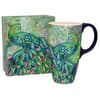 image Pretty Peacock Lang Latte Mug by Susan Winget Main Image