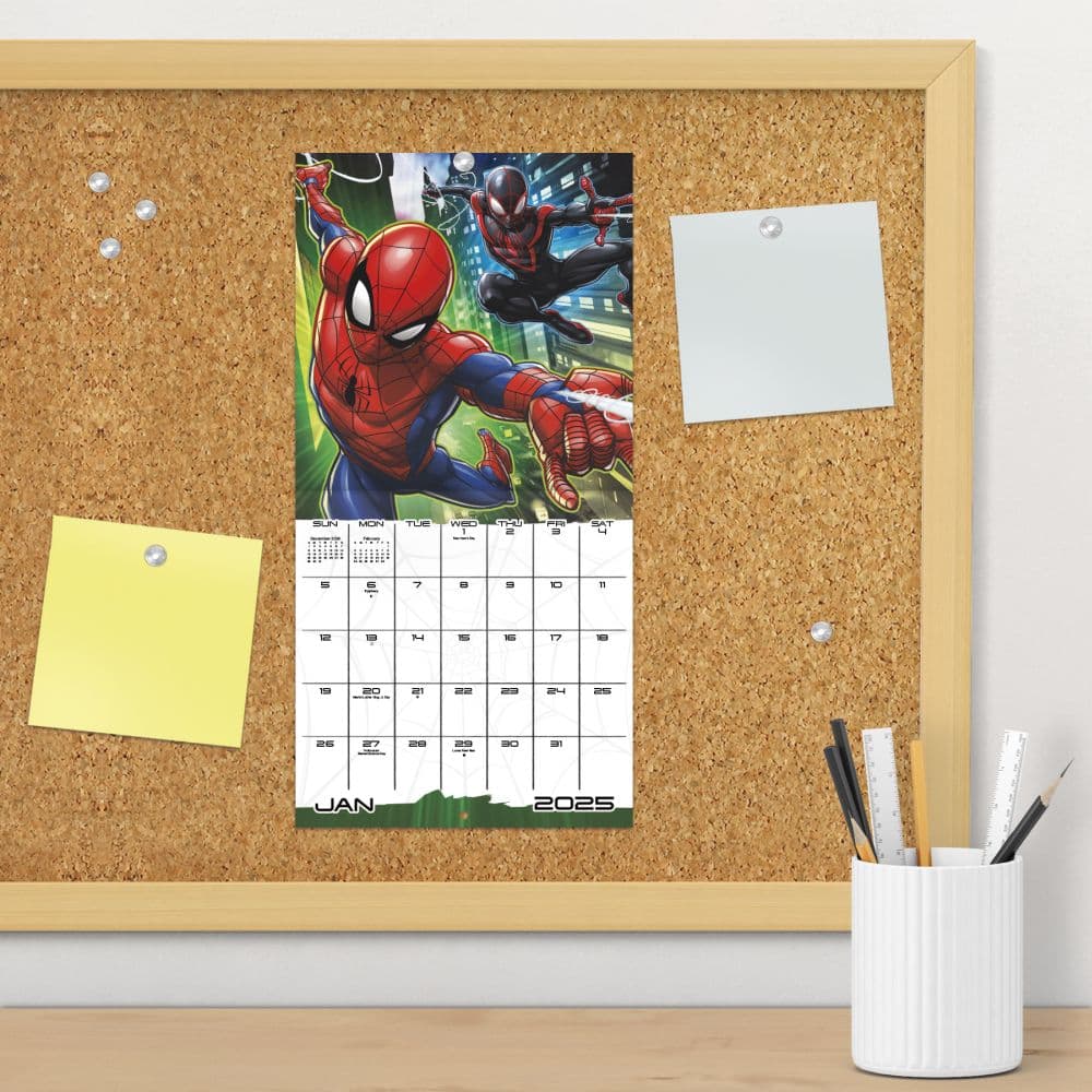 Spider-Man 2025 Mini Wall Calendar Alt4