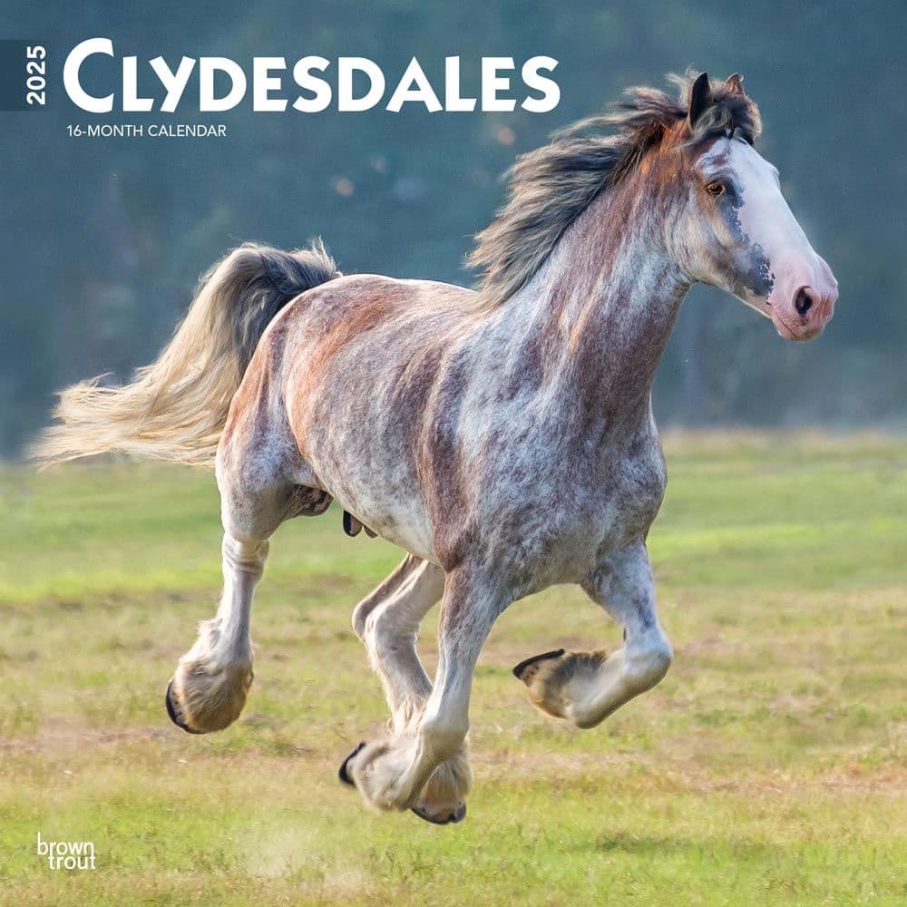 Clydesdales 2025 Wall Calendar