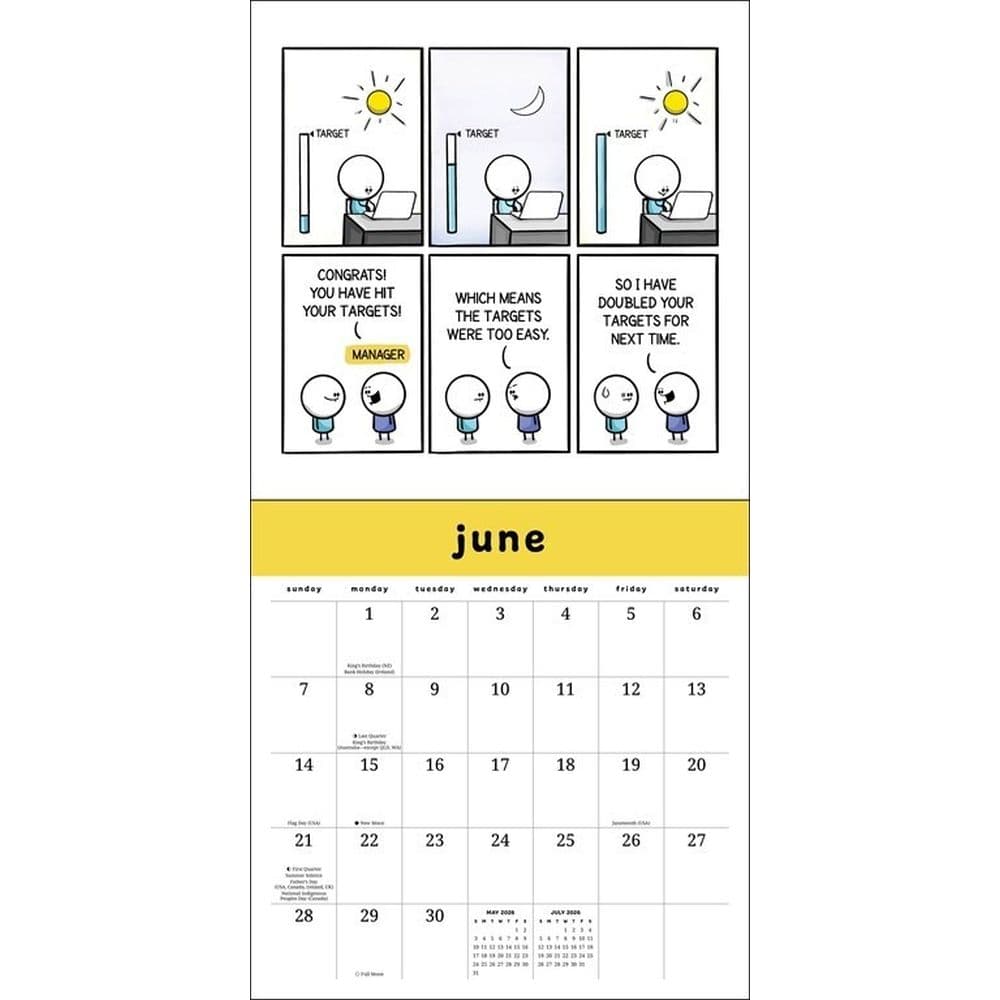 Work Chronicles 2026 Wall Calendar Second Alternate Image