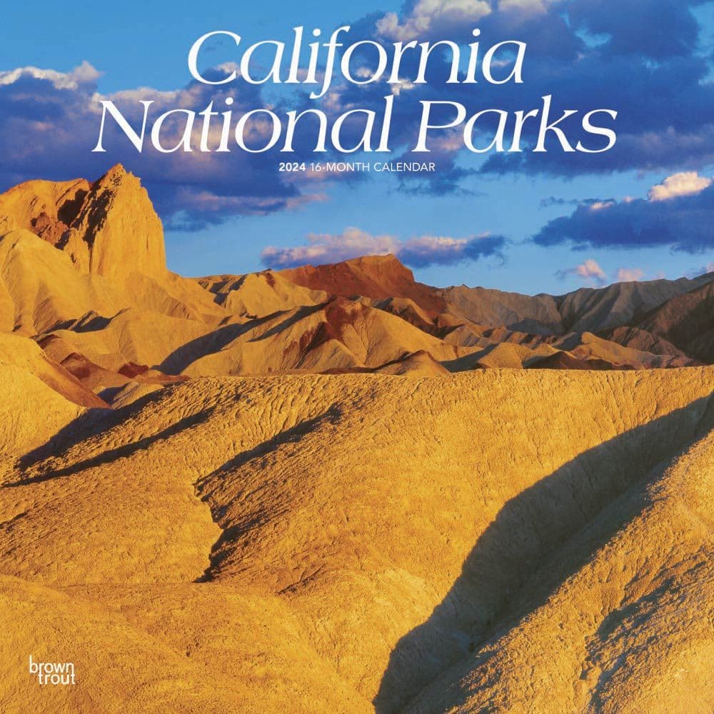 California National Parks 2025 Wall Calendar