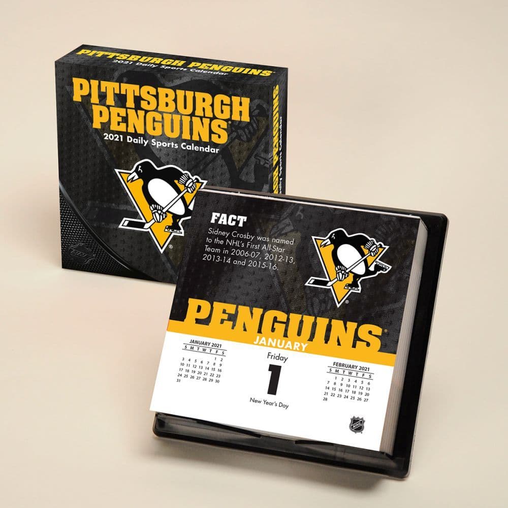 Pittsburgh Penguins Desk Calendar